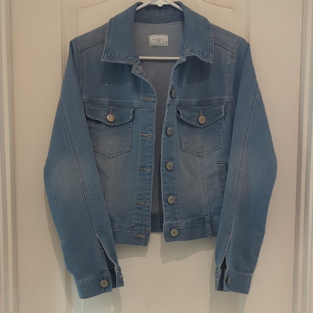 Celebrity Pink Light Wash Denim Jacket